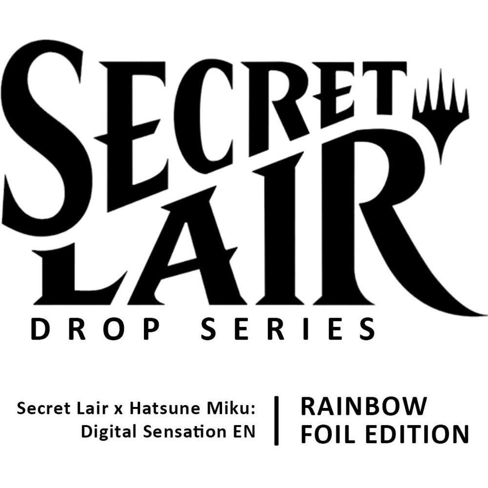 LIVE ONLY Hatsune Miku Secret Lair Drop Rainbow Foil