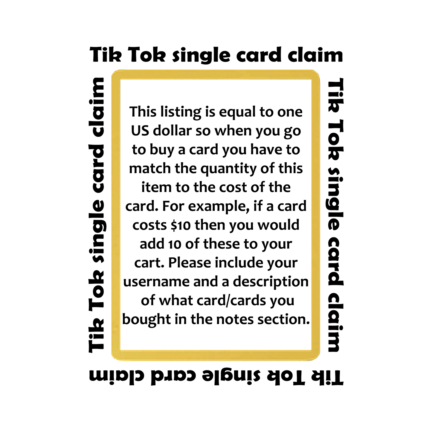 Singles Payment